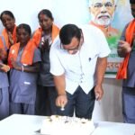 असर्फी हॉस्पिटल धनबाद में  प्रधानमंत्री नरेन्द्र मोदी का 74वां जन्मदिवस धूमधाम से मनाया गया..