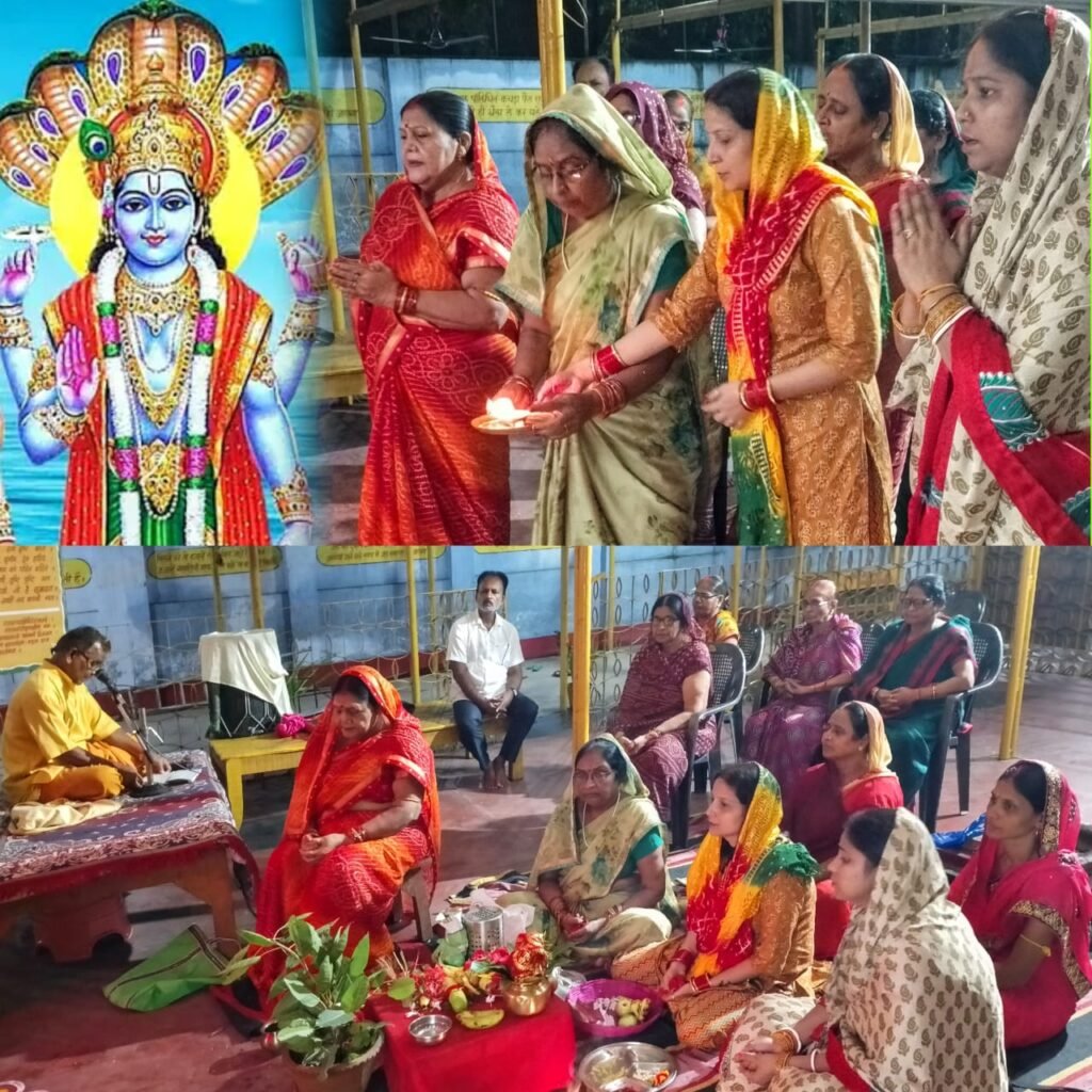 महिलाओं ने 24 घंटे का निर्जला उपवास रह कर मनाया जितिया पर्व ,मंदिरों में पूजा अर्चना कर कथा सुनी..