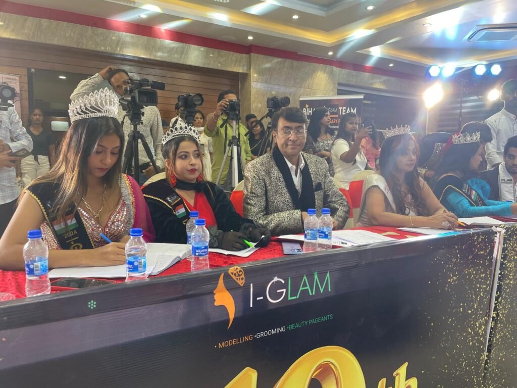 10वीं आई ग्लैम मिस्टर, मिस, मिसेज बिहार 2024 प्रतियोगिता में ज्यूरी मेंबर के रूप में छाए “दीप निगम”