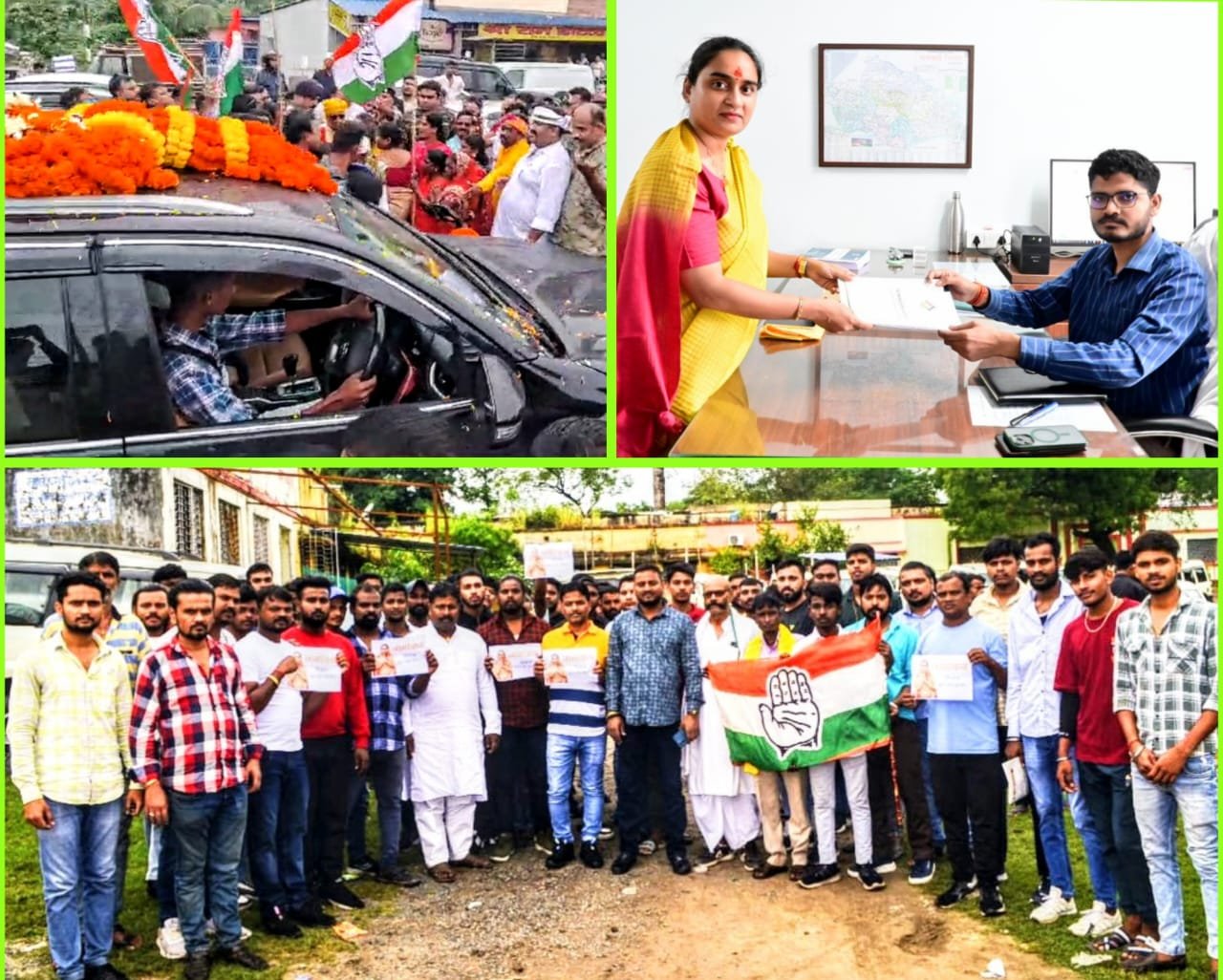 पूर्णिमा नीरज सिंह के नामांकन के लिए सिंदरी से धनबाद का ऐतिहासिक समर्थन…