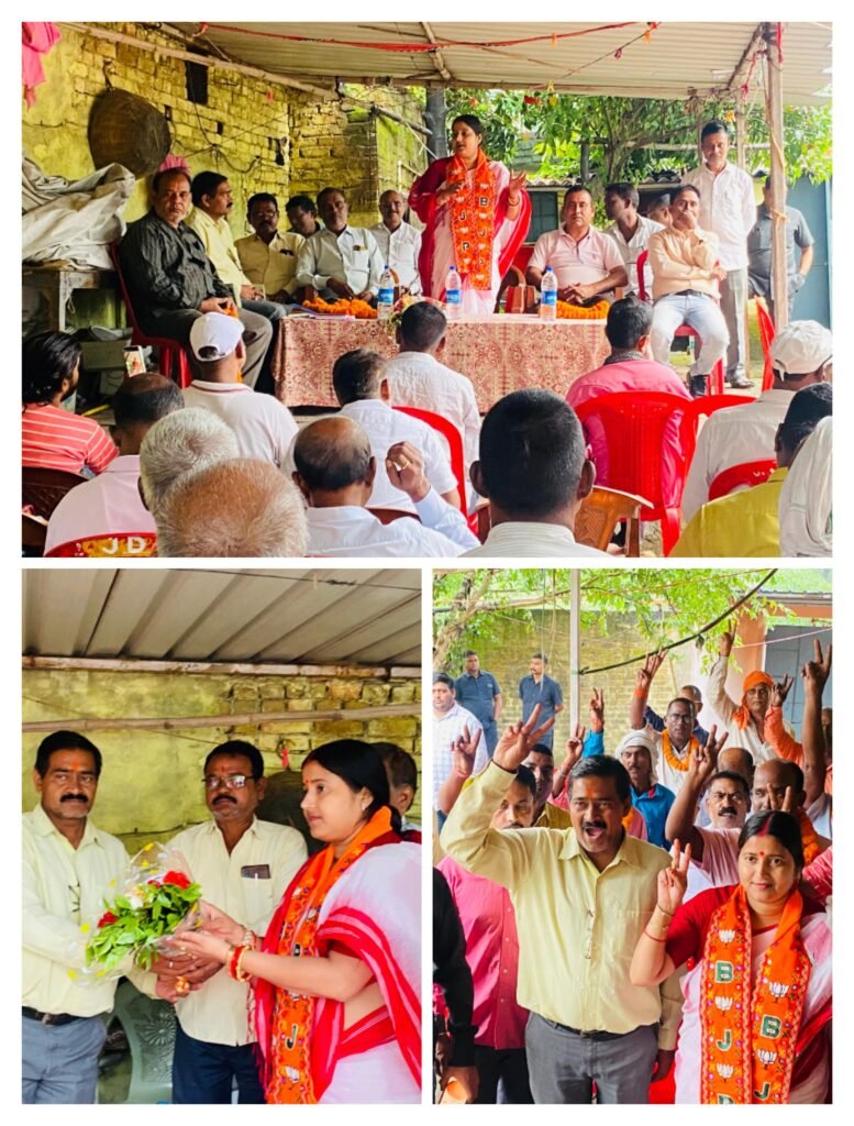 नाई समाज ने खुलकर भाजपा प्रत्याशी रागिनी सिंह का किया समर्थन…