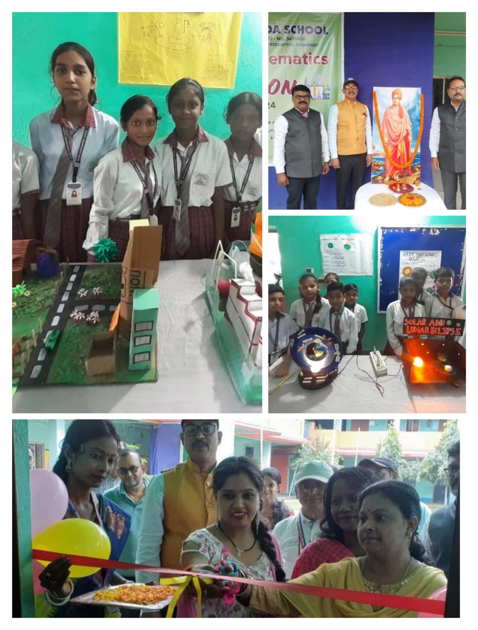 विवेकानन्द विद्यालय परिसर में विज्ञान एवं गणित प्रदर्शनी का आयोजन,बच्चों द्वारा बनाए गए मॉडल रहा मुख्य आकर्षण का केंद्र…