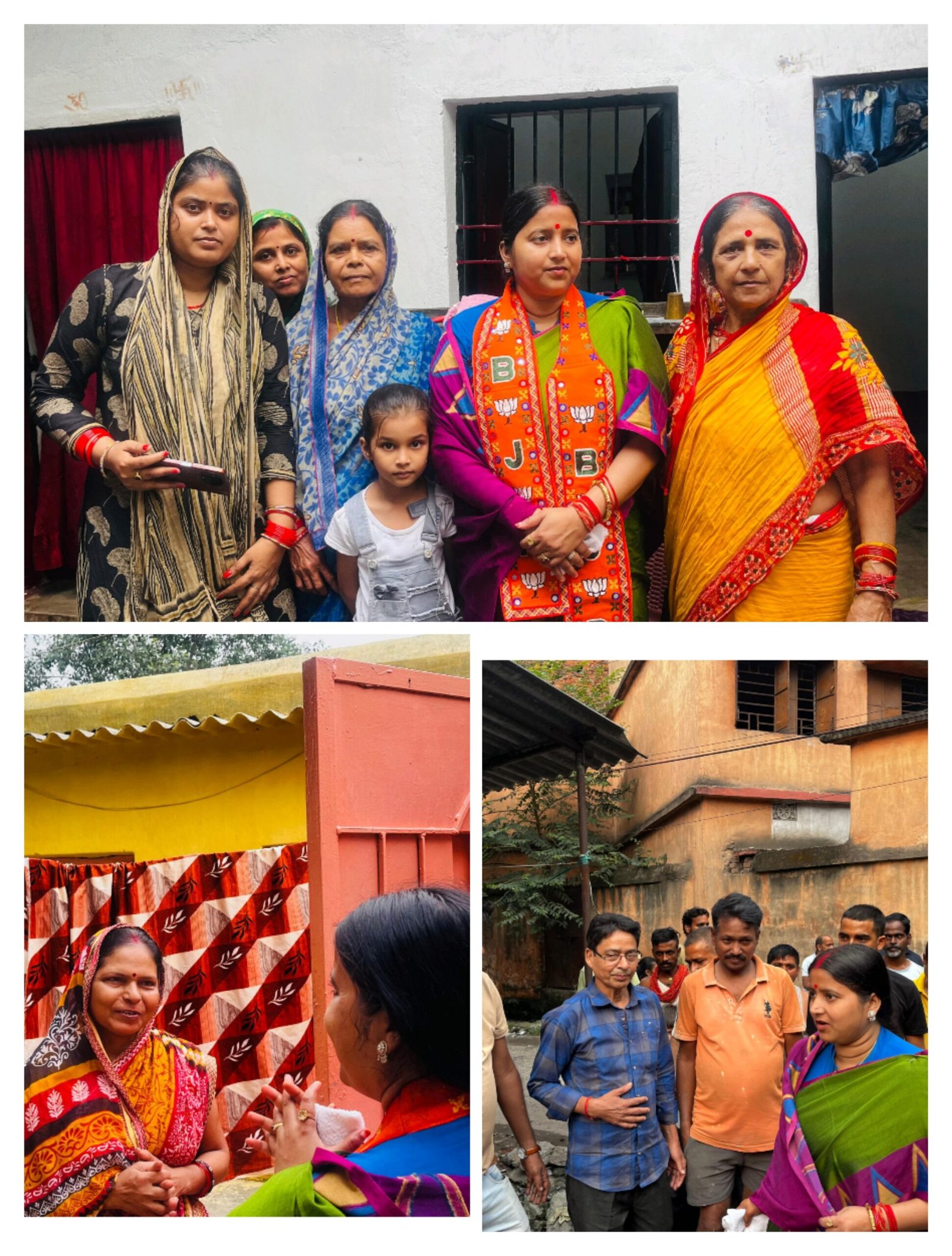 भाजपा प्रत्याशी रागिनी सिंह ने चलाया जनसंपर्क अभियान…