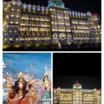 मुंबई के होटल ताज़ के तर्ज पर 80 लाख की लागत से बनी माँ दुर्गा के पूजा पंडाल का हुआ उद्घाटन…