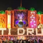 DURGA PUJA SPECIAL: न्यू स्टेशन रेलवे कॉलोनी क्लब का थीम है नशे को कहें ना…