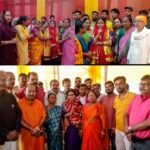 सिंदरी विधानसभा क्षेत्र के NDA प्रत्याशी   तारा देवी मां काली जी के पूजा पंडाल पहुंच कर माथा टेका आरती की व आशिर्वाद लेकर लोगों से किया जनसंपर्क….