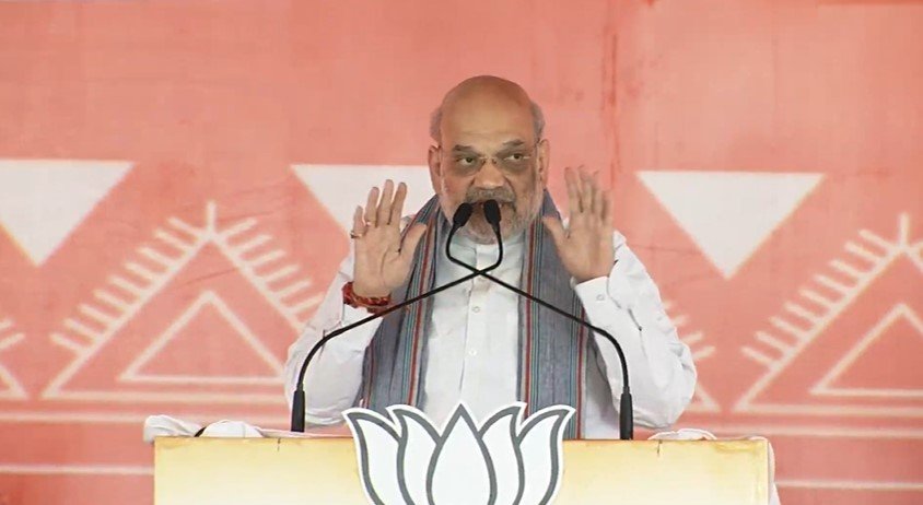 अमित शाह का आरोप..कांग्रेस ने झारखंड के युवाओं पर गोलियां और लाठियां चलवाई..आदिवासियों की घटती जमीन और आबादी के लिए JMM-CONG-RJD जिम्मेदार’