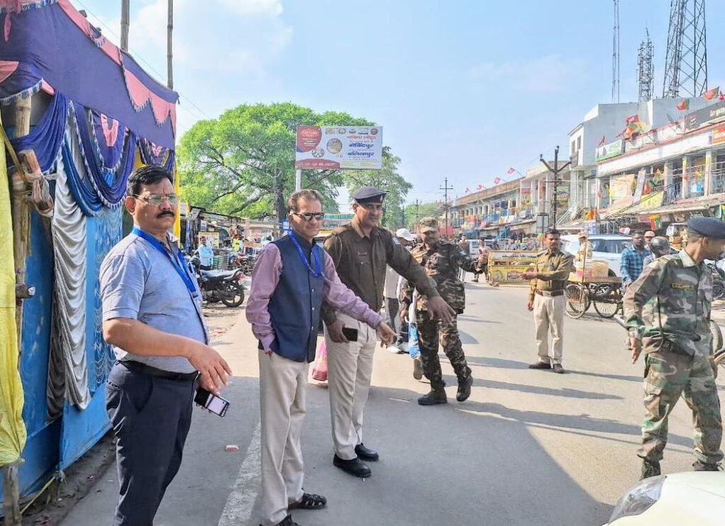 पुलिस प्रेक्षक व व्यय प्रेक्षक ने संयुक्त रूप से किया चेक पोस्ट का निरीक्षण…