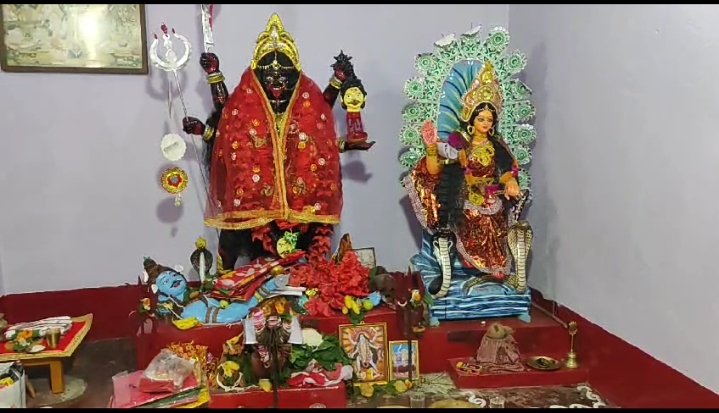 काली पूजा को लेकर खिचड़ी भोग का आयोजन…