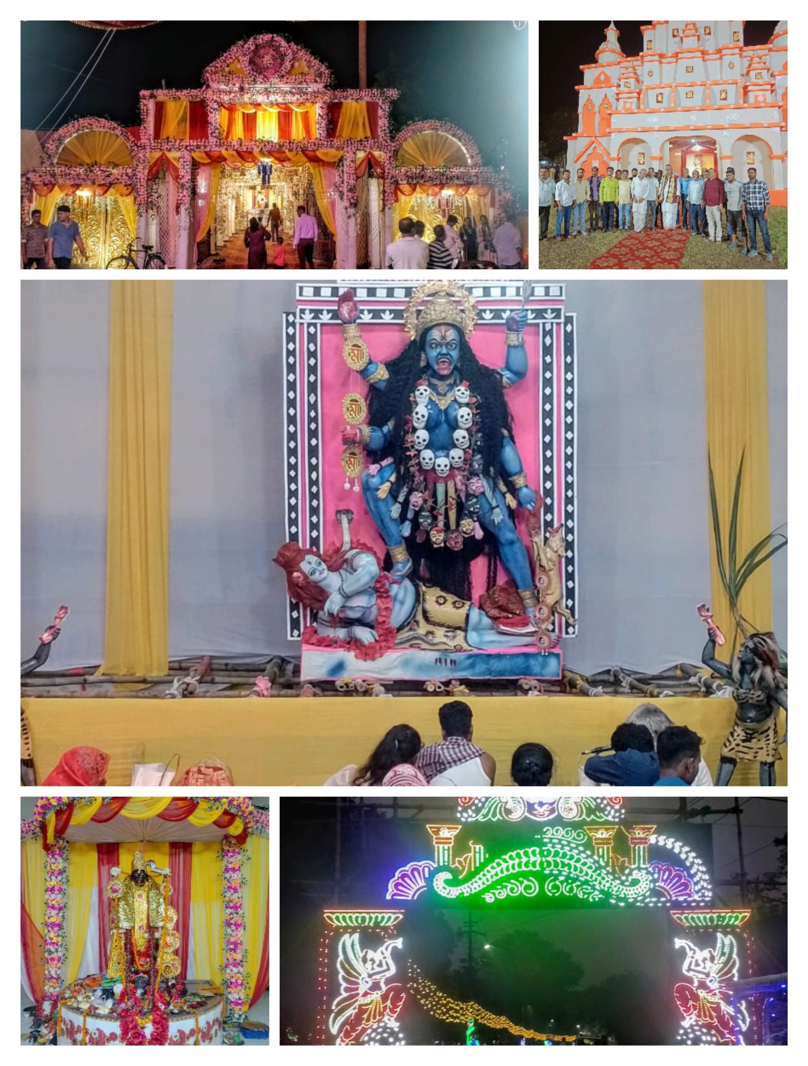 सिंदरी में दिपावली के साथ साथ  मां काली जी की पूजा अर्चना काफी धूमधाम से मनाया गया….