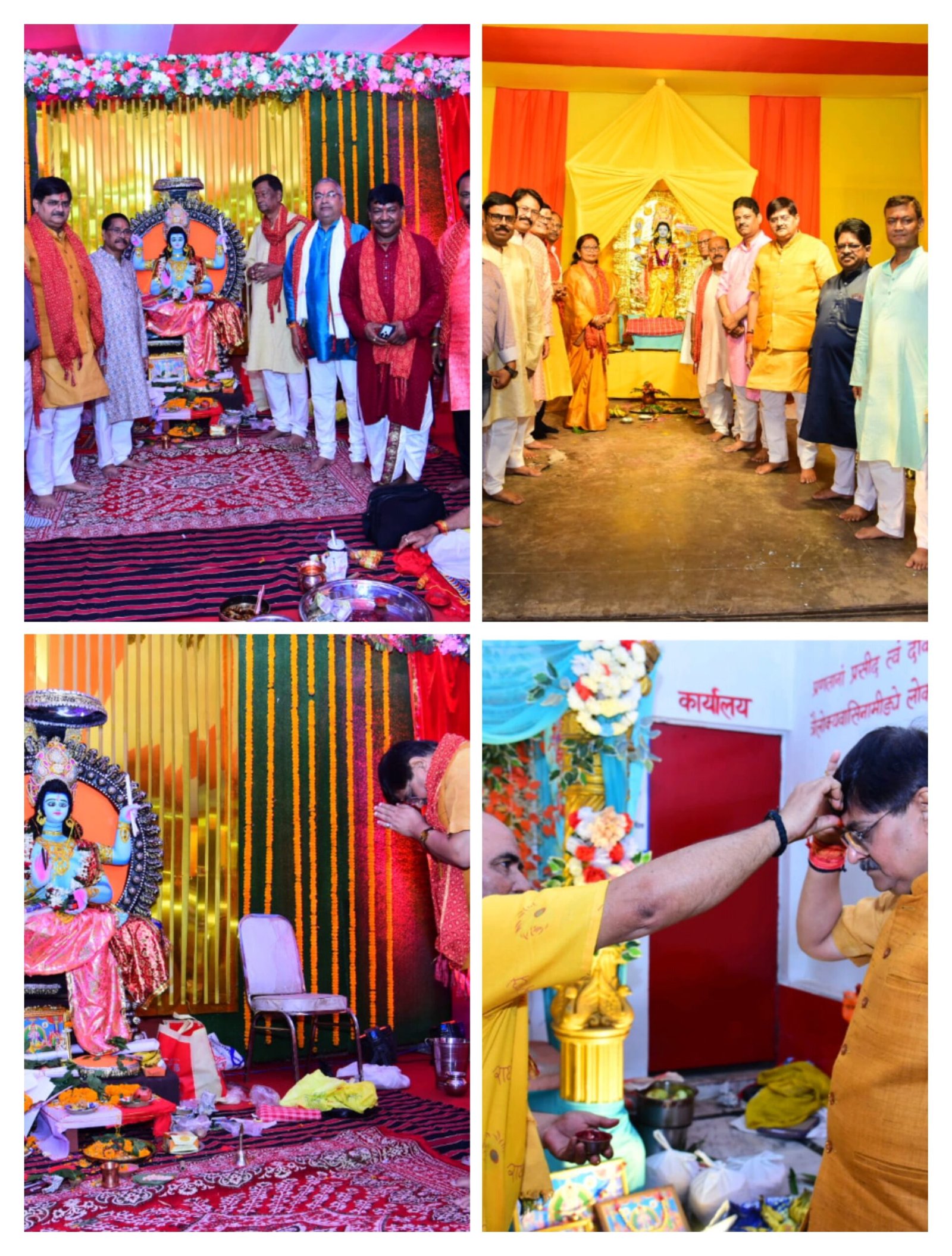 जनसंपर्क के दौरान लोगो ने कहा हर सुख दुख में राज का मिलता है साथ…