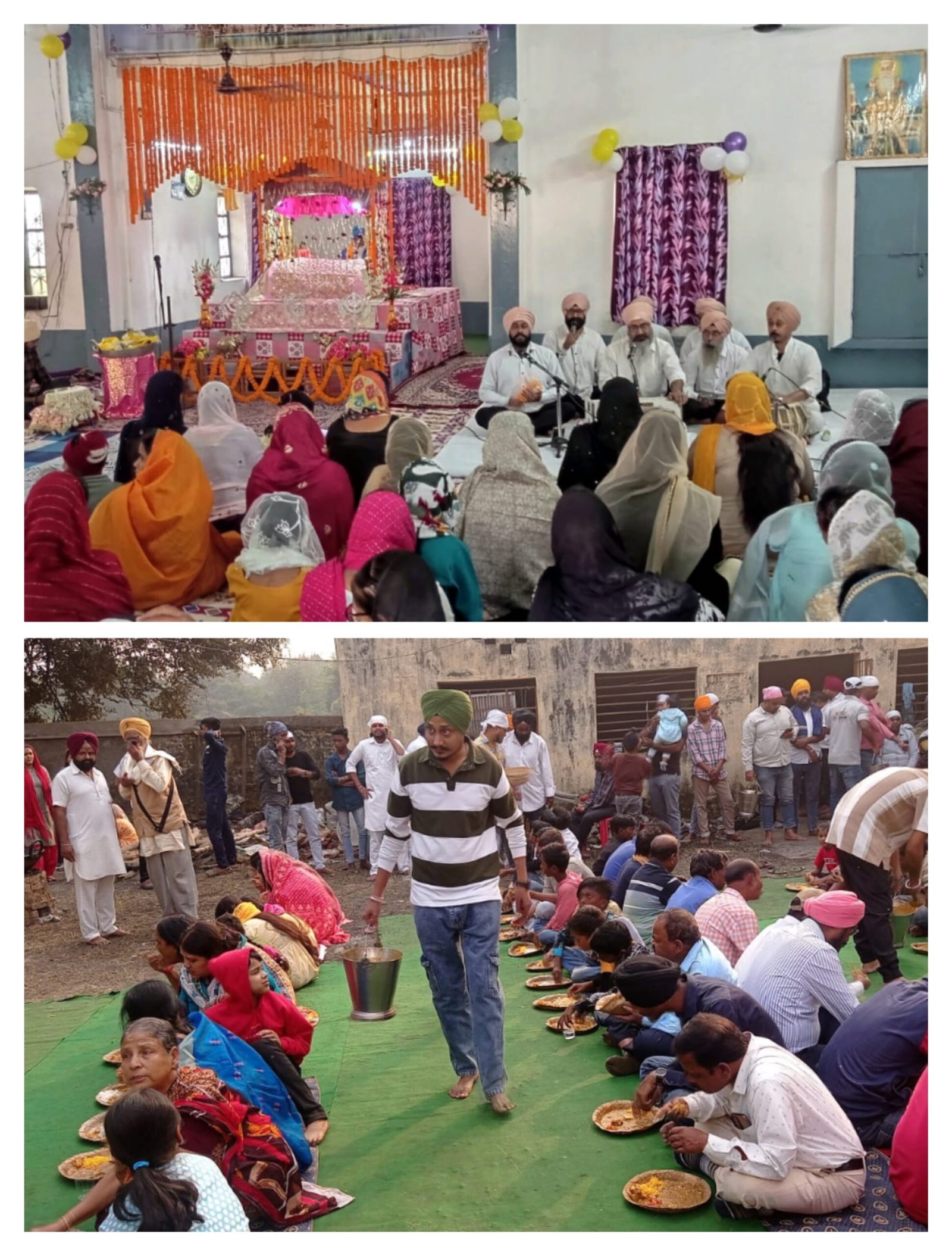 कांड्रा गुरुद्वारा साहिब में गुरु नानक देव जी का 555 वां प्रकाश उत्सव मनाया गया…