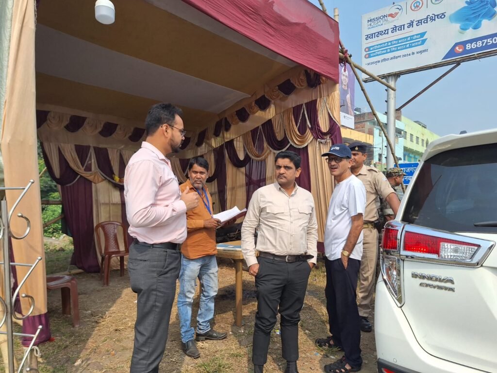 व्यय प्रेक्षक कुमार आदित्य ने बाघमारा विधानसभा क्षेत्र में कार्यरत स्थैतिक सर्विलांस टीम का किया निरीक्षण…