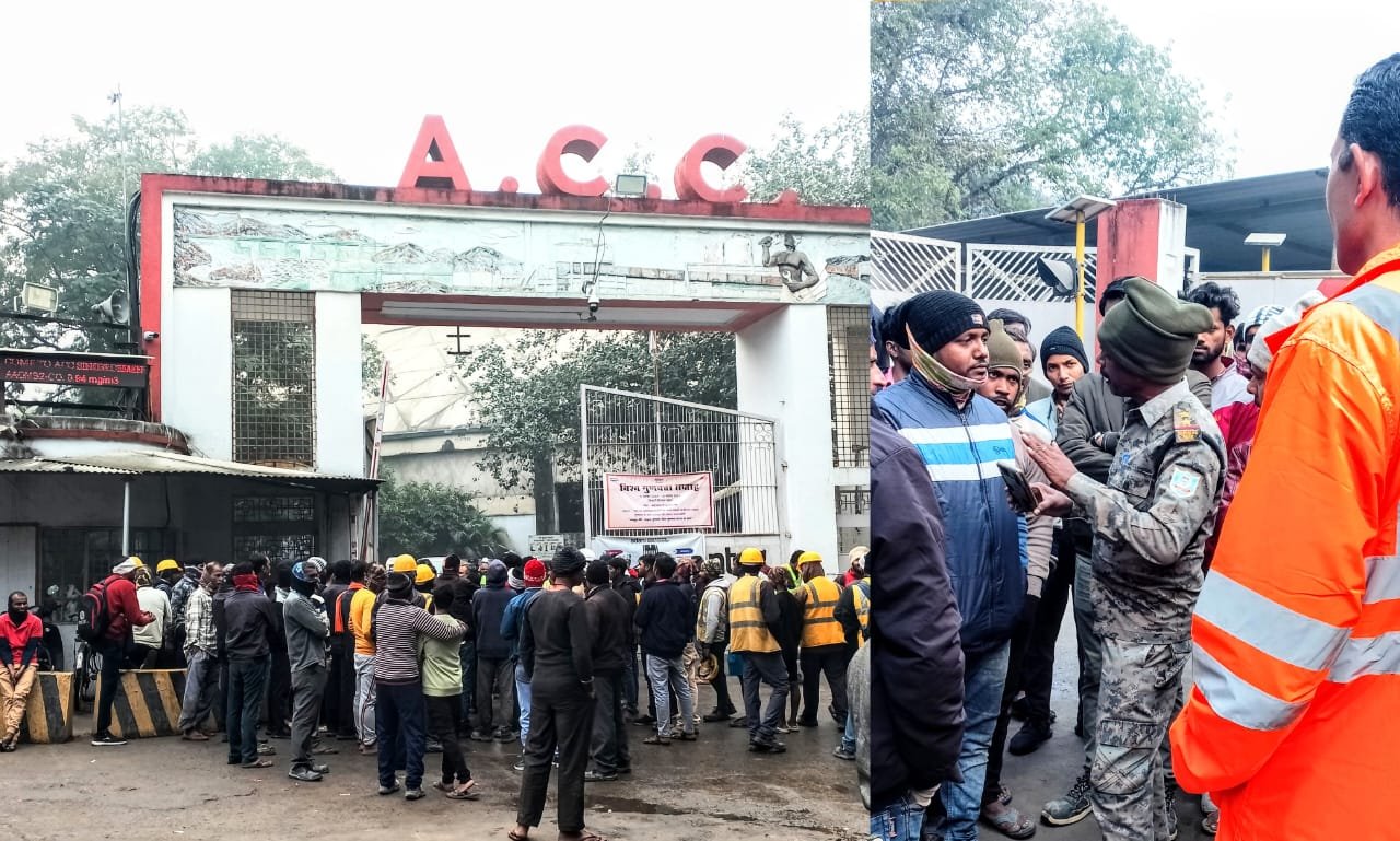 सिंदरी अड़ानी सीमेंट कम्पनी में कार्यरत ठेका मजदूर विवाद समाप्त..