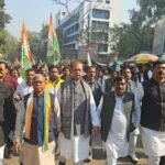 रांची राजभवन घेराव कार्यक्रम को लेकर के पुटकी प्रभु चौक से कांग्रेस जिलाध्यक्ष संतोष सिंह के नेतृत्व में सैकड़ो कार्यकताओ रांची पहुंचे…