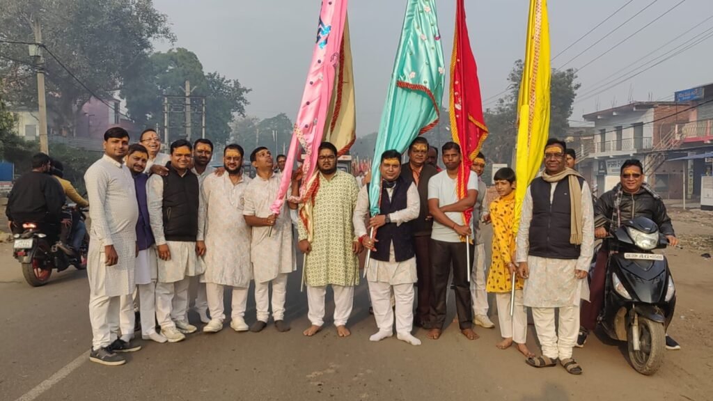 श्री श्याम अष्टम फाल्गुन अमृत महोत्सव को लेकर निकाला गया भव्य निशान शोभा यात्रा….