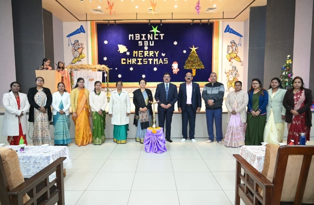 एसबीयू मे क्रिसमस पर कार्यक्रम का किया आयोजन…