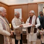 बिहार के निवर्तमान राज्यपाल राजेन्द्र विश्वनाथ आर्लेकर के विदाई समारोह में शामिल हुए मुख्यमंत्री…