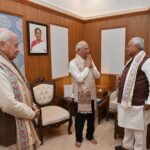 मुख्यमंत्री ने बिहार के निवर्तमान राज्यपाल राजेन्द्र विश्वनाथ आर्लेकर एवं नवनियुक्त राज्यपाल आरिफ मोहम्मद खान से राजभवन में की शिष्टाचार मुलाकात…