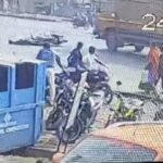 सिसिटीवी कैमरे मे कैद हुई हैरान कर देने वाली सड़क हादसे की यह खौफनाक मंजर…