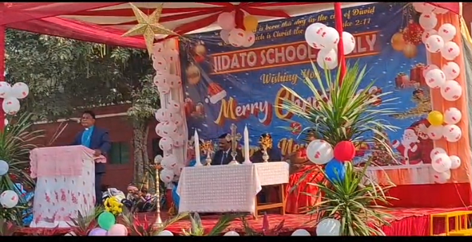 जिदातो गर्ल्स हाई स्कूल में विद्यालय परिवार की ओर से क्रिसमस गैदरिंग कार्यक्रम का किया गया आयोजन…