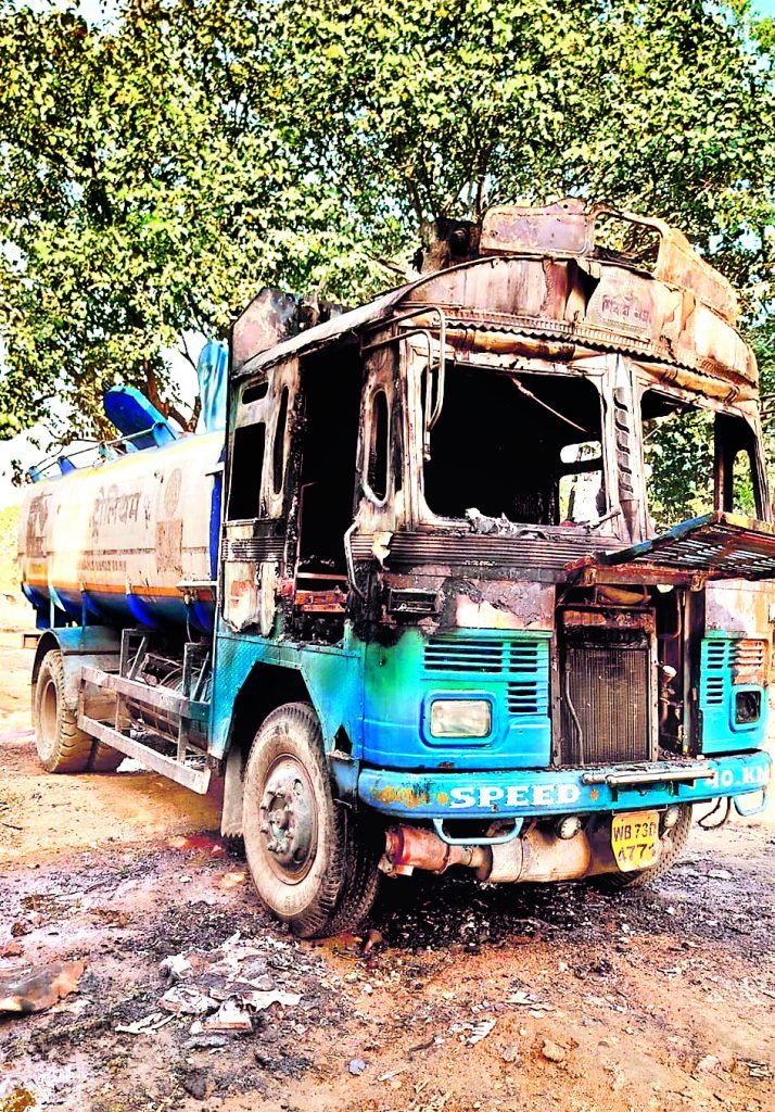 राजधानी से सटे इलाके में ताबड़तोड़ हुई फायरिंग, टैंकर में लगायी आग…