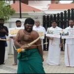 तमिलनाडु के अन्नामलाई ने डीएमके सरकार के खिलाफ विरोध स्वरूप खुद को मारे कोड़े….