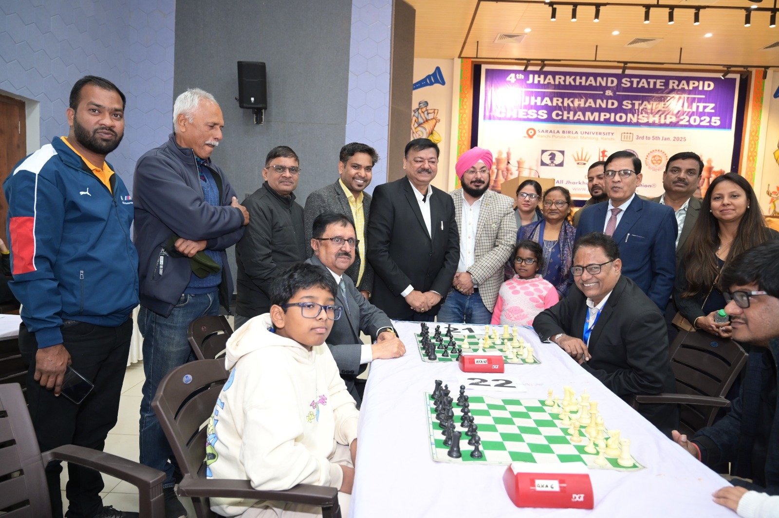 सरला बिरला यूनिवर्सिटी में चौथा झारखंड स्टेट रैपिड शतरंज प्रतियोगिता  का शुभारंभ…