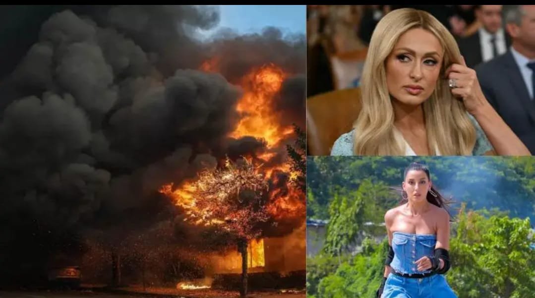 जल रहा कैलिफोर्निया, हॉलीवुड तक पहुँची लपटें; पेरिस हिल्टन समेत कई सितारों का बंगला खाक , नोरा फतेही बोली : ऐसा कभी नहीं देखा, जानिए क्यों पैदा हुए डरावने हालात….