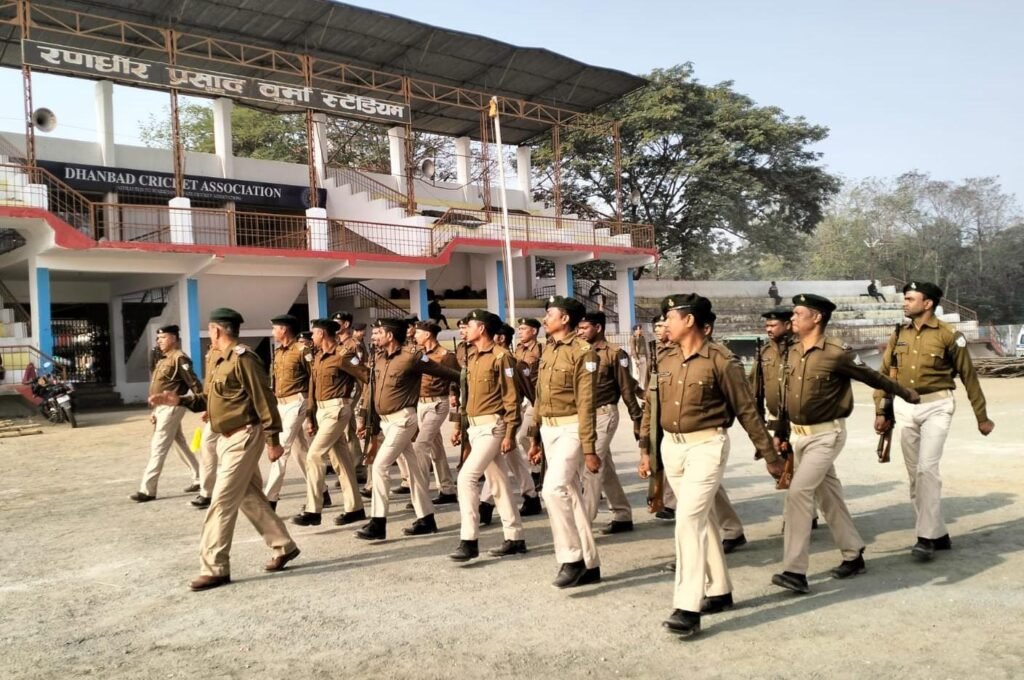 रणधीर वर्मा स्टेडियम में प्लाटूनों ने किया परेड का रिहर्सल…