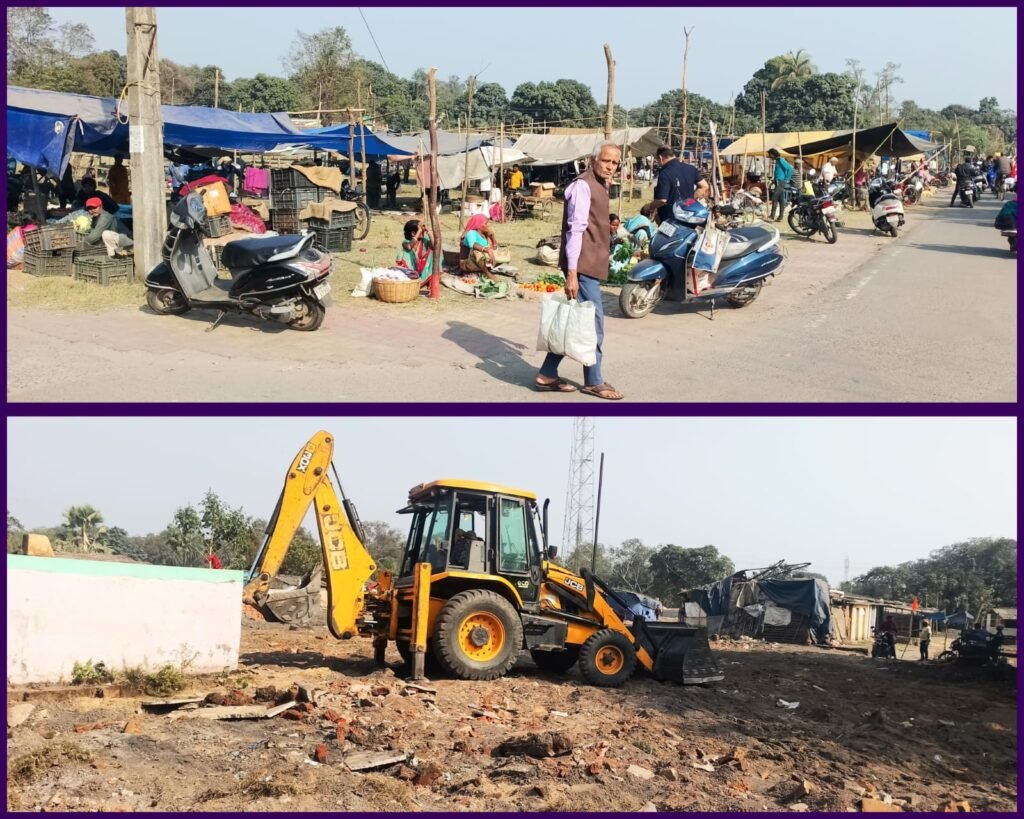 शहरपुरा सब्जी हटिया गणेश पूजा स्थल रांगामाटी टीओपी मैदान में हुआ शिफ्ट…