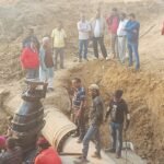 चार दिनों से बंद पीट वाटर पाईप का पूरा हुआ मरम्मती कार्य…