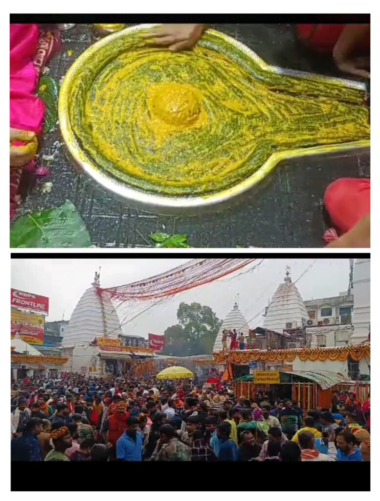 देवघर के विश्व प्रसिद्ध द्वादश ज्योतिर्लिंग बाबा बैद्यनाथ धाम मंदिर में नव वर्ष के मौके पर श्रद्धालुओं की उमड़ी भीड़….