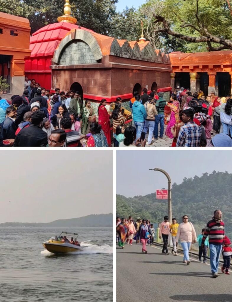 नए साल का जश्न मनाने मैथन डैम एवं कल्यानेश्वरी मंदिर में उमड़ी भीड़, सुरक्षा को लेकर जगह-जगह पुलिस जवान तैनात…