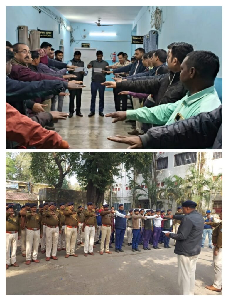 ट्राफिक नियमों का पालन कराने की ली शपथ…