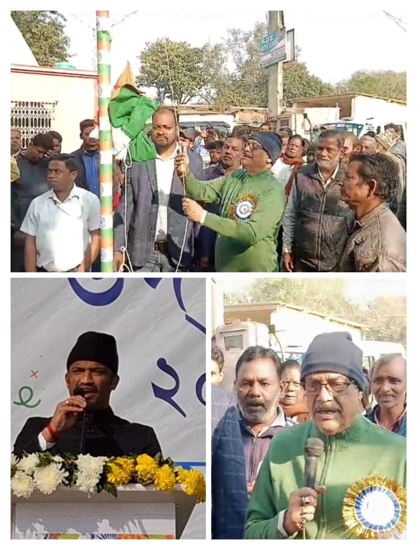 शिल्पाँचल मे धूमधाम से मनाया गया गणतंत्र दिवस जिला और पुलिस प्रशासन सहित मंत्री मलय घटक ने भी फहराया झंडा…