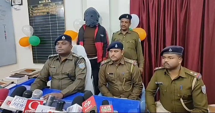 निरसा में हुई गोलीबारी मामले में पुलिस ने रॉकी को गिरफ्तार कर भेजा जेल,घटनास्थल से गोली के दो खोखा भी बरामद…