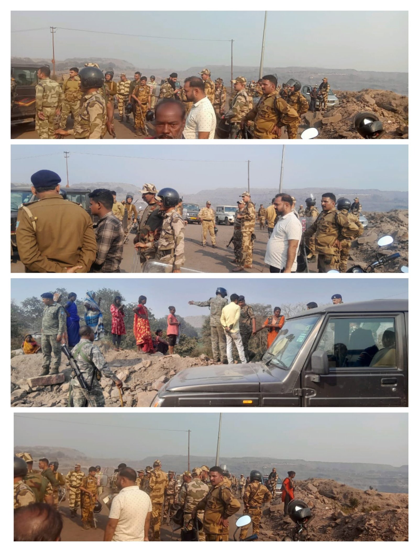 लोदना एरिया 10 के कुजामा आउट सोर्सिंग कंपनी में CISF और बालू गदा के ग्रामीणों के बीच हुई झड़प…