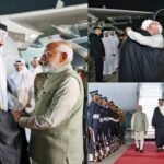 कतर के अमीर का दो दिवसीय राजकीय दौरा, विशेष सम्मान के तौर पर पीएम मोदी ने अमीर का हवाई अड्डे पर किया स्वागत…