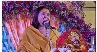 बाघमारा स्थित रामराज मंदिर के प्राण प्रतिष्ठा वार्षिकोत्सव में साध्वी सरस्वती जी ने किया प्रवचन…