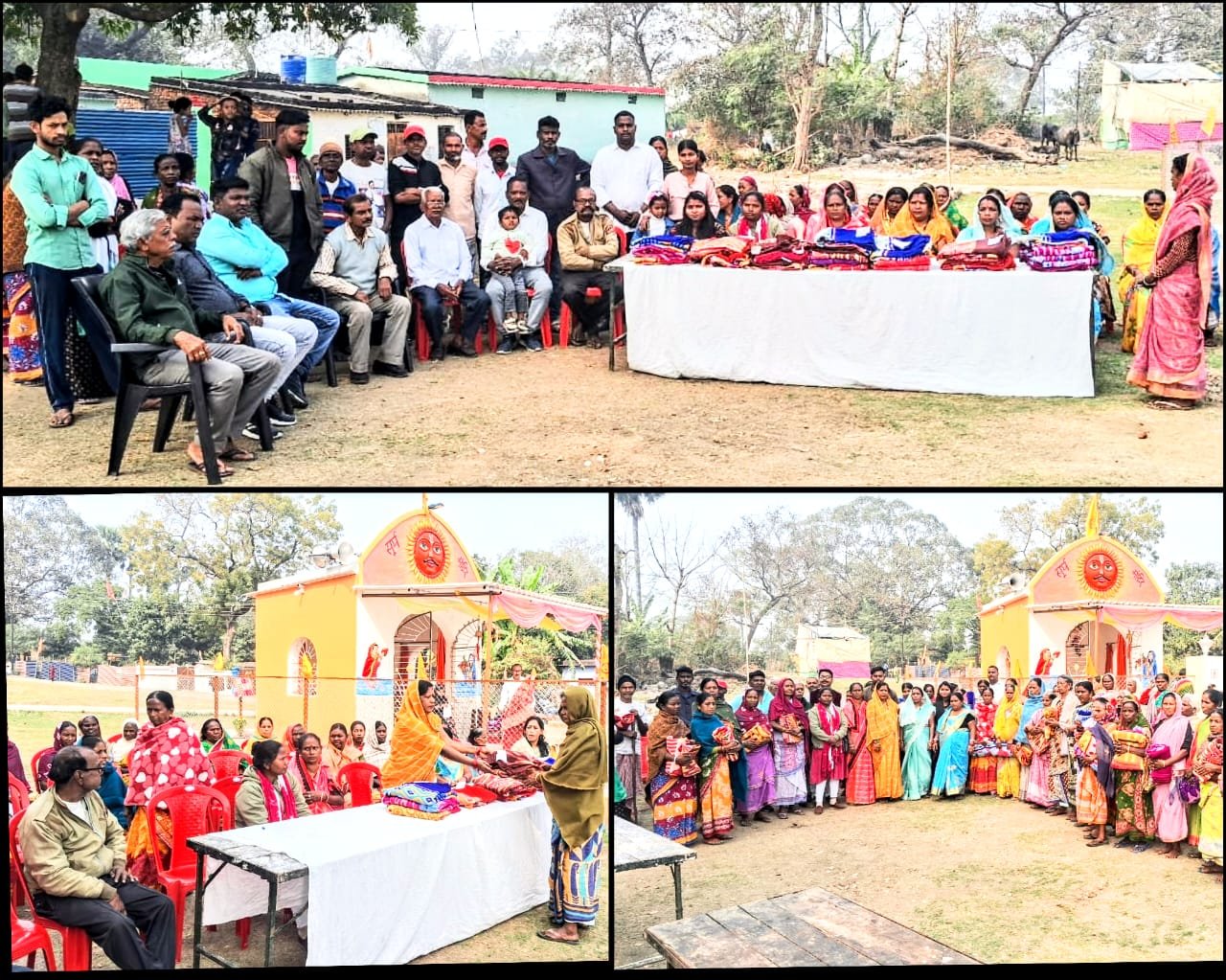 सिंदरी रांगामाटी छठ तालाब स्थित सूर्य मंदिर के समीप कंबल वितरण का कार्यक्रम आयोजन किया गया…