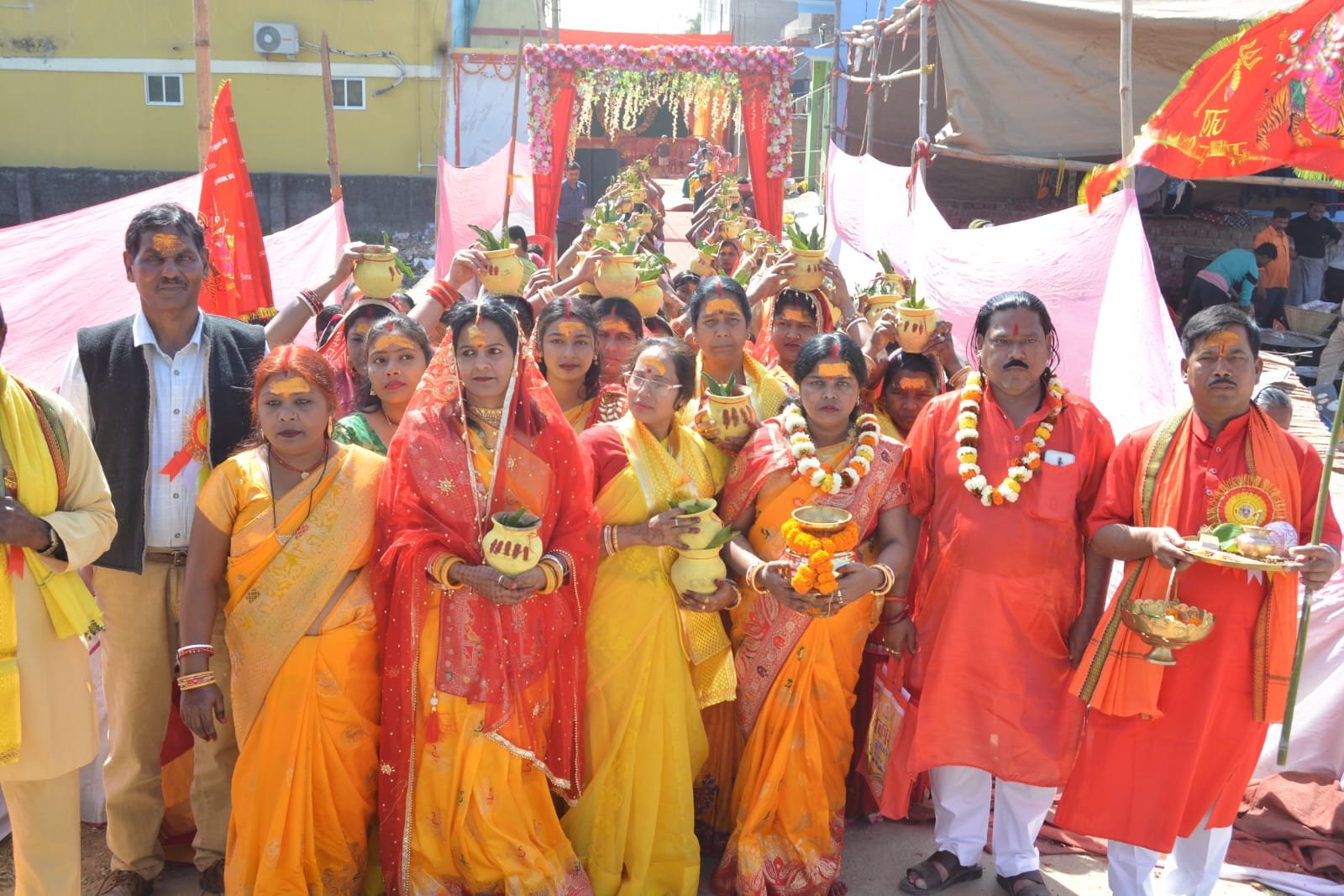 वाम तारा मंदिर की प्राण प्रतिष्ठा को लेकर निकली कलश यात्रा…