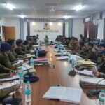 पुलिस मुख्यालय में SSP द्वारा समीक्षा बैठक की गई…