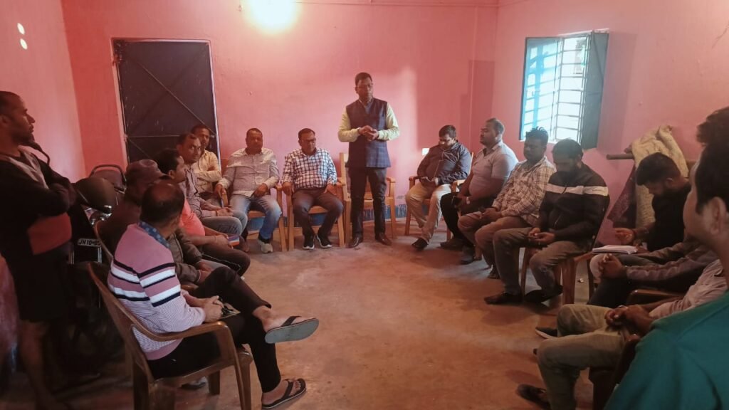 नगर निगम की कार्यशैली के खिलाफ बीजेपी बरटांड़ मंडल की हुई बैठक…