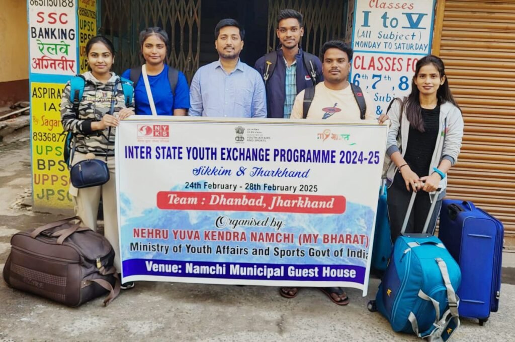 धनबाद की पांच सदस्यीय टीम सिक्किम रवाना…