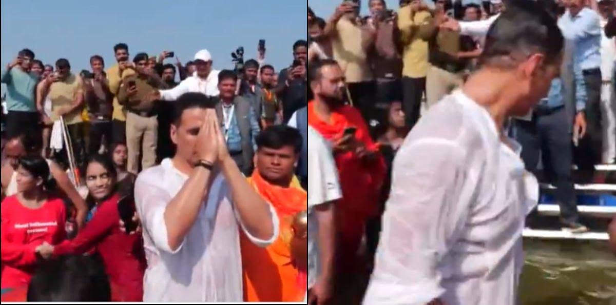 अक्षय कुमार ने संगम में लगाई डुबकी, महाकुंभ की शानदार व्यवस्था देख योगी सरकार की तारीफ की…