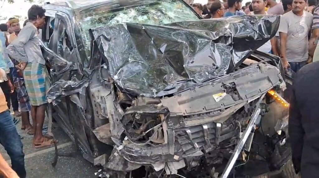 नदिया मे सड़क हादसा तीन महिला और एक शुशु सहित कुल 7 की मौत दस घायल…