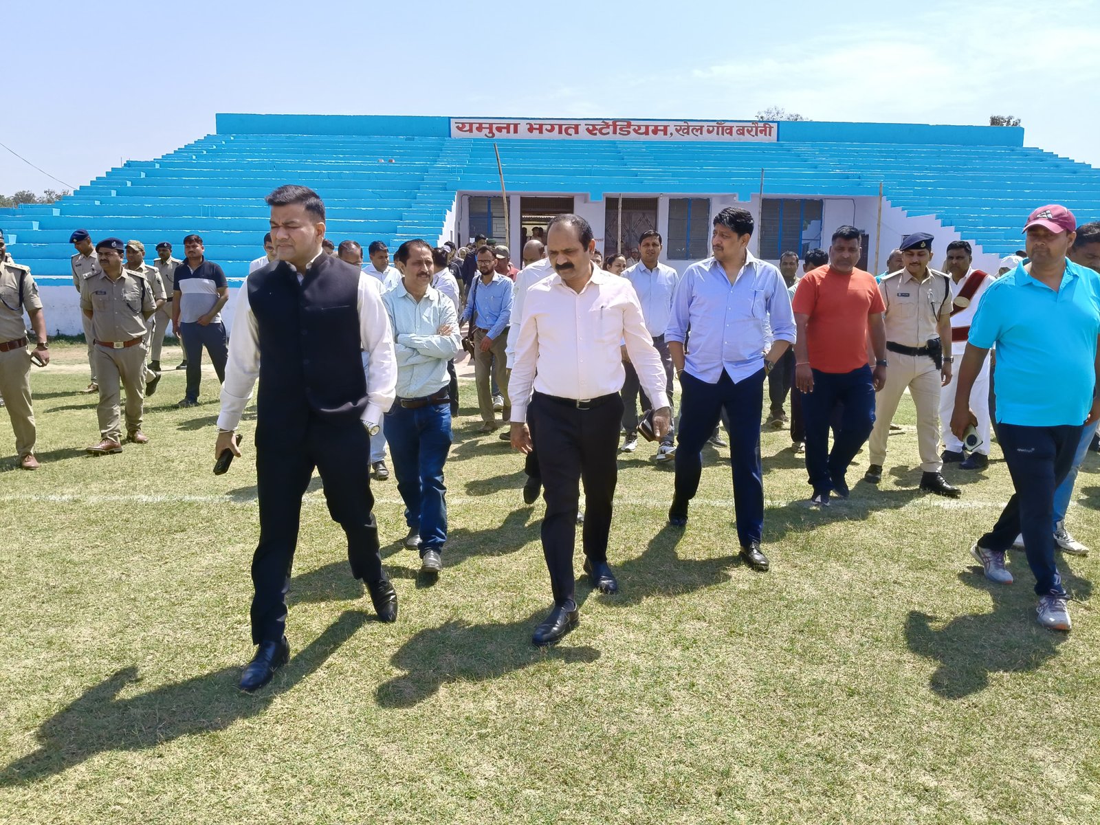 बिहार के बेगूसराय और भागलपुर में खेलो इंडिया यूथ गेम्स के लिए विकसित हो रहे इंफ्रास्ट्रक्चर का वरिष्ठ अधिकारियों ने किया निरीक्षण…