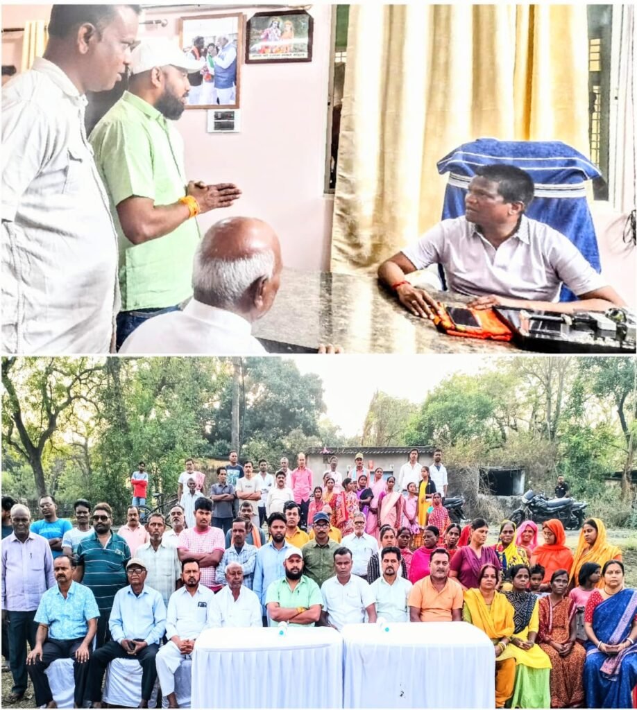 सिंदरी एफ सी आई एल प्रबंधन द्वारा डोमगढ वासियों को आवास मकान खाली करने के विषय को लेकर राईजिंग ग्राउंड डोमगढ में किया गया प्रेस वार्ता…