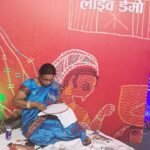 बिहार दिवस समारोह में खूब पसंद की गई सुजनी, कसीदा और लहठी कला..महिला विकास निगम के पवेलियन में खूब उमड़ी भीड़…
